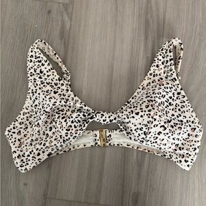 H&M Animal Print Bikini Top